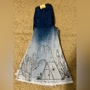 Rock N Roll Denim bargain button bells Sz 27 x 32